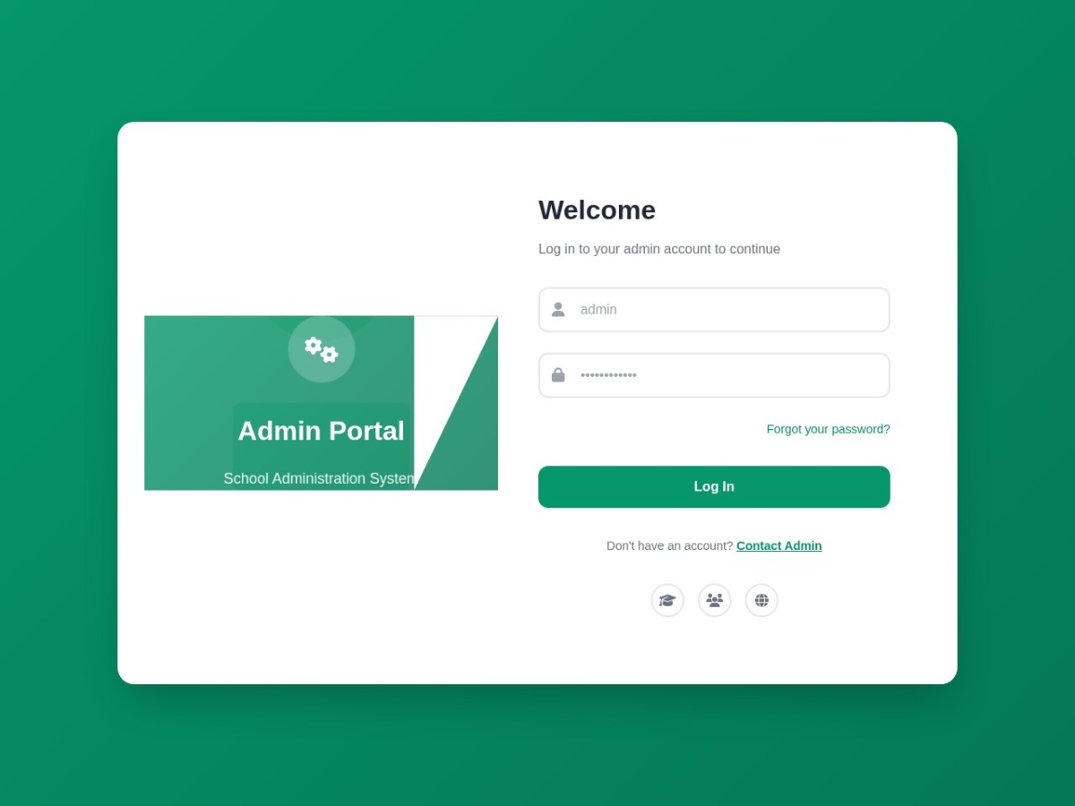 Springbase School Management System - Admin Portal